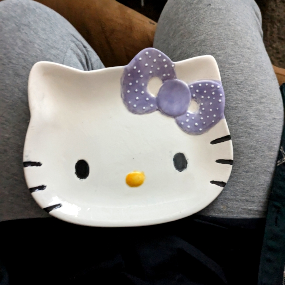 Hello Kitty plate
